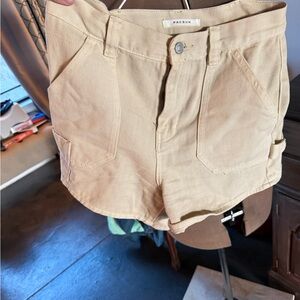 PacSun Women's Cargo Shorts in Light Tan